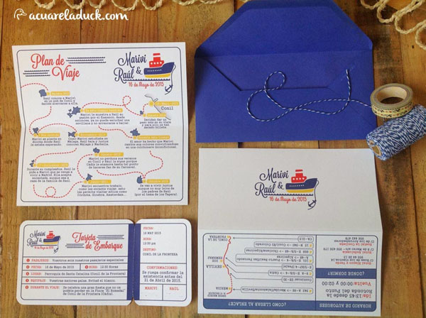 invitaciones de boda originales