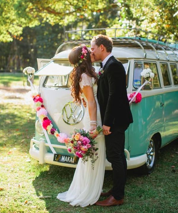 coches originales bodas