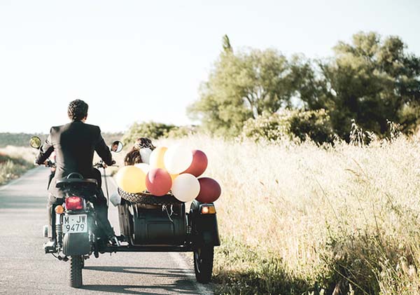 coches originales bodas