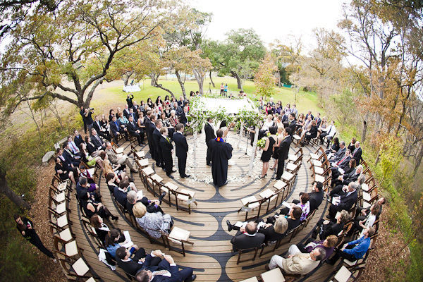 disposición sillas ceremonia