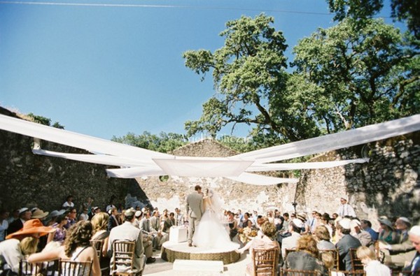 disposición sillas ceremonia