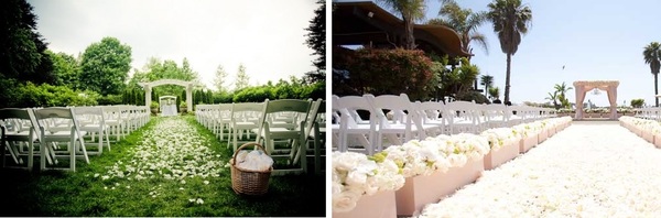 alfombras originales boda