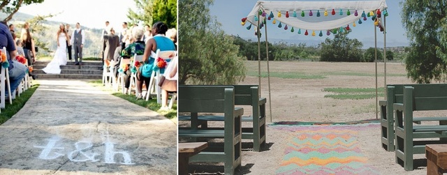 alfombras originales boda