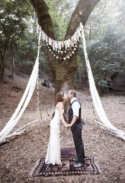 decoración altar bodas