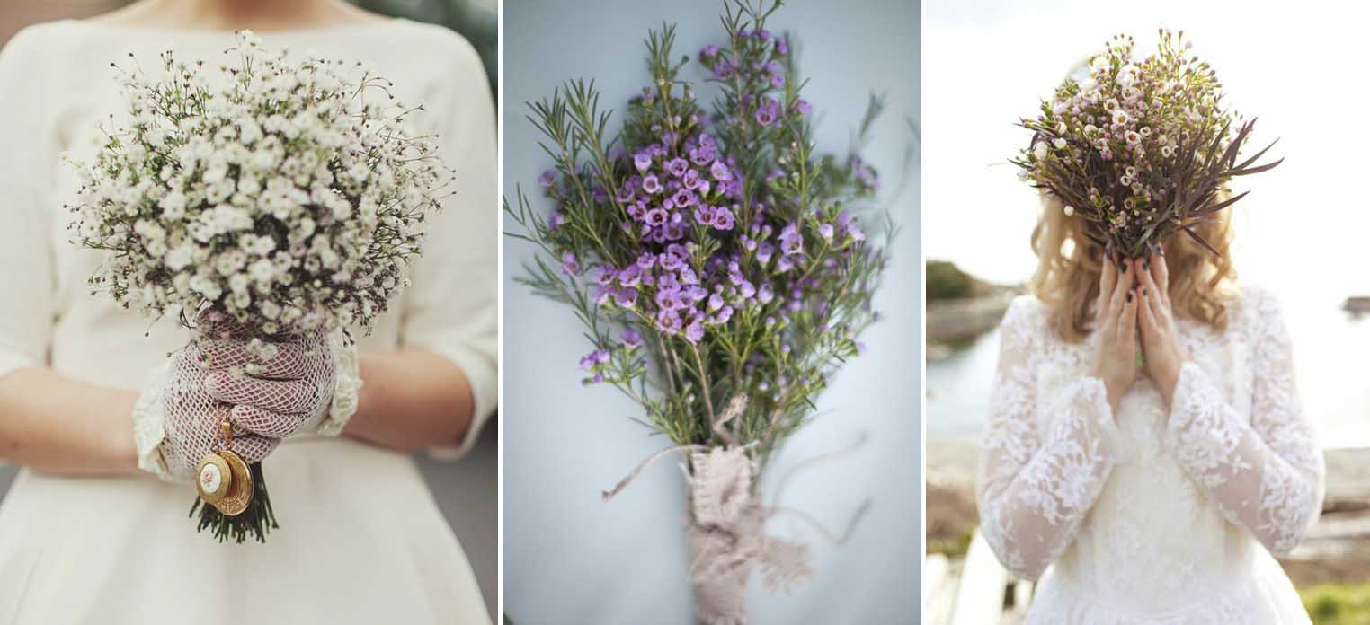 ramos de novia sencillos