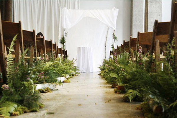 decoracion pasillo bodas