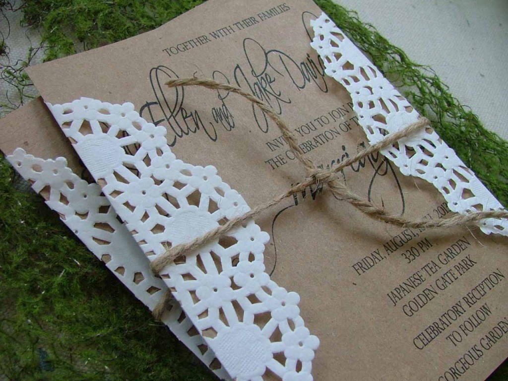 invitaciones de boda rusticas