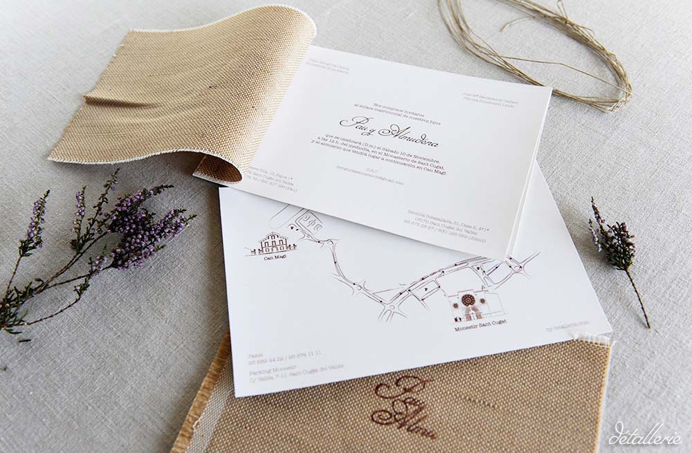 invitaciones de boda rusticas