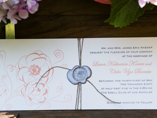 invitaciones boda clásicas