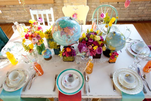 centros de mesa para bodas temáticas