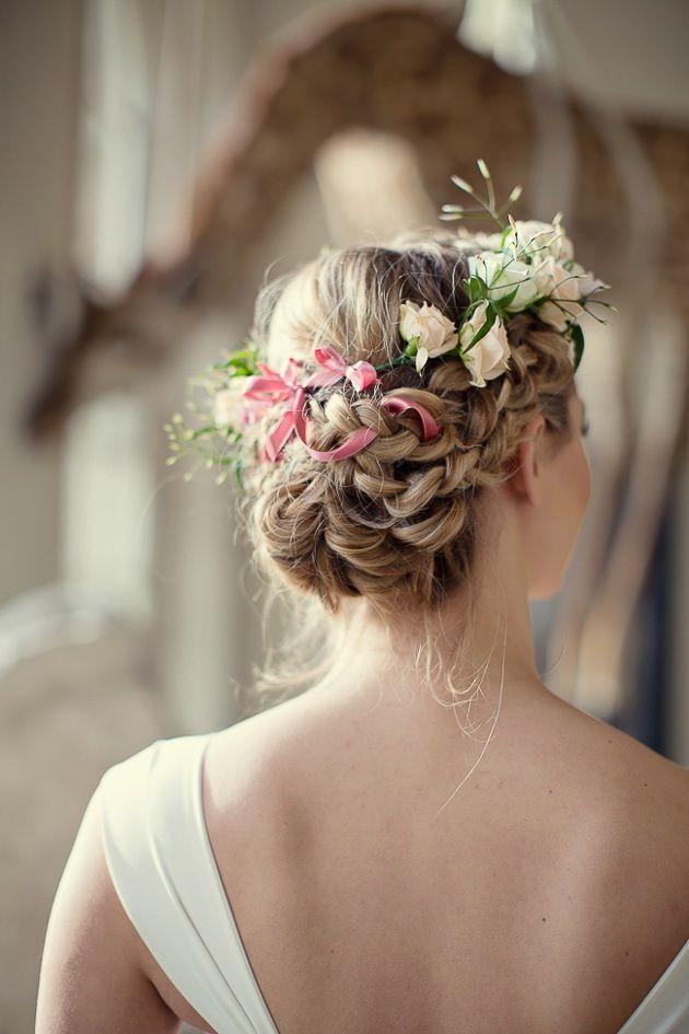 peinados con trenzas para novias