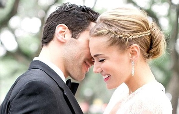 peinados con trenzas para novias