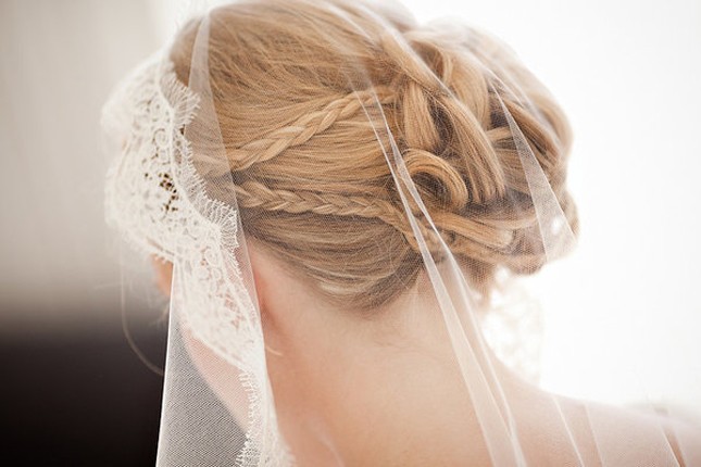 peinados con trenzas para novias