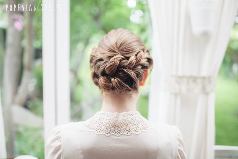 peinados con trenzas para novias