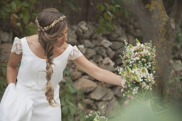 peinados con trenzas para novias