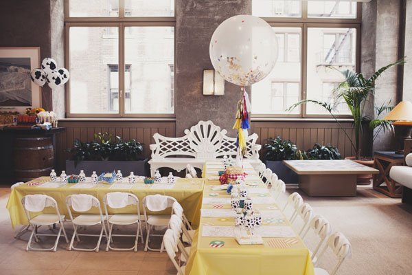 decoración mesa niños